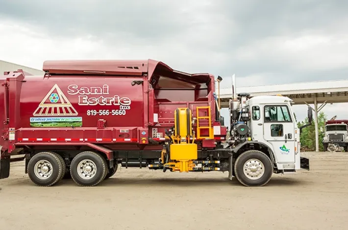 Eco-friendlier garbage trucks